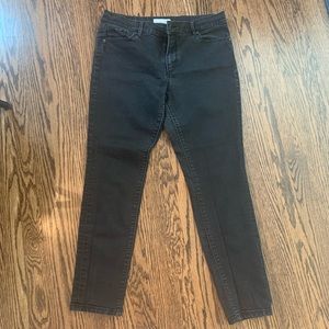 LOFT black jeans 12P 31P modern skinny